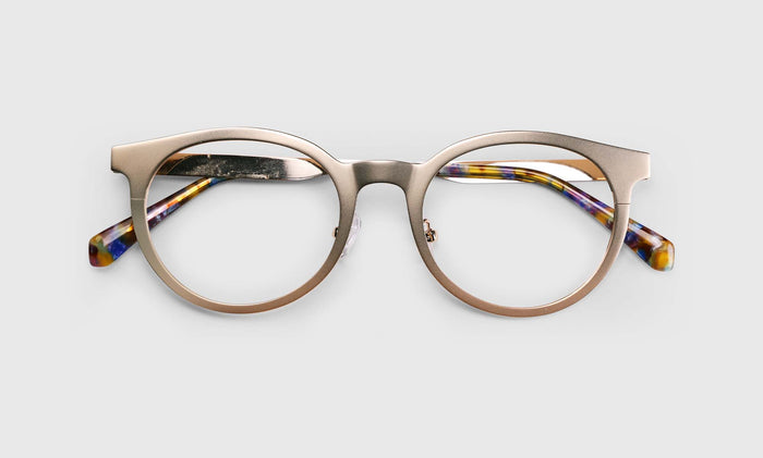  eyebobs Steely Special, Average, Round, Readers, Blue Light, Prescription Glasses, Laydown Image