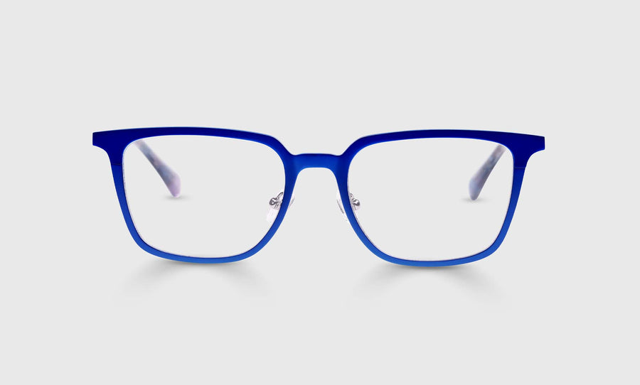 10 | eyebobs Full Metal, Average, Square, Readers, Blue Light, Prescription Glasses, Front Image