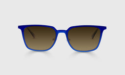 10-pb | eyebobs Full Metal, Average, Square, Reading Sunglasses, Polarized Brown
