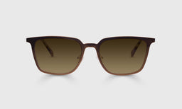 87-pb | eyebobs Full Metal, Average, Square, Reading Sunglasses, Polarized Brown