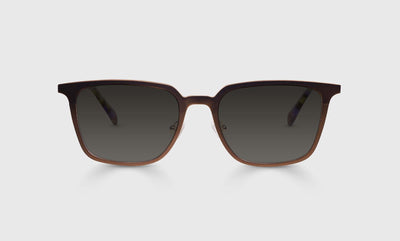 87 - Satin Matte Copper Front and Temples / Average / Full Lens Reader Sunglasses / 1.00 / .