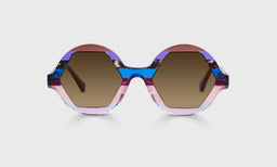 15-pb | eyebobs Ogle Goggles, Narrow, Round, Reader Sunglasses, Polarized Brown