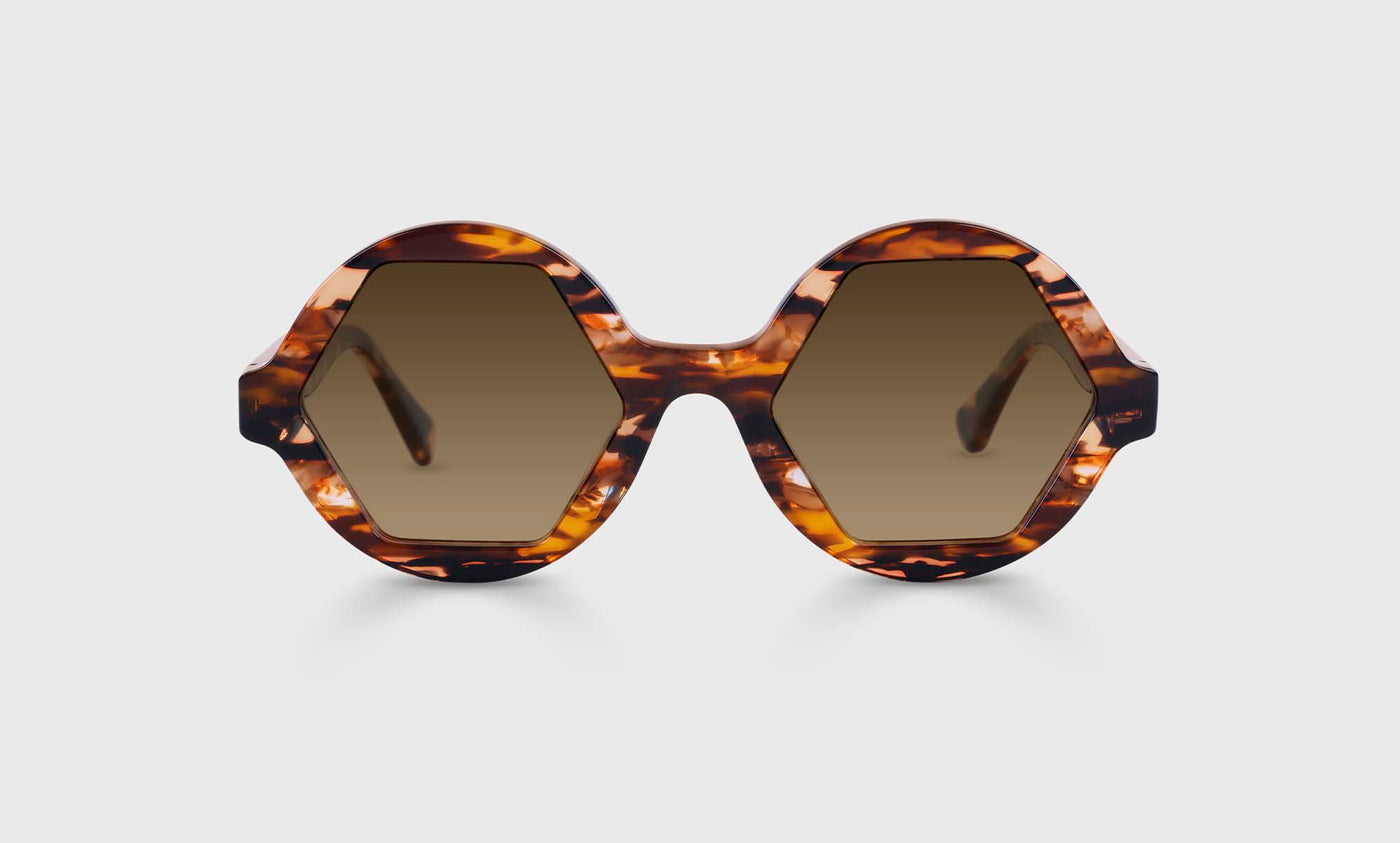 19-pb | eyebobs Ogle Goggles, Narrow, Round, Reader Sunglasses, Polarized Brown