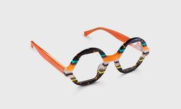 76 | eyebobs Ogle Goggles, Narrow, Round, Readers, Blue Light, Prescription Glasses, Angle