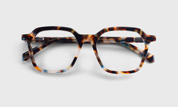 19 | eyebobs Four Square, Wide, Square, Readers, Blue Light, Prescription Glasses, Laydown