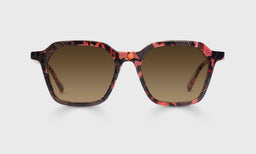 45-pb | eyebobs Four Square, Wide, Square, Reader Sunglasses, Polarized Brown