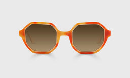 04-pb | eyebobs Cutting It Close, Average, Geometric, Reader Sunglasses, Polarized Brown