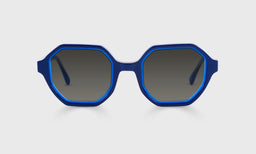 10-pg | eyebobs Cutting It Close, Average, Geometric, Reader Sunglasses, Polarized Grey