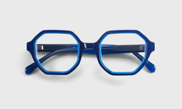 10 | eyebobs Cutting It Close, Average, Geometric, Readers, Blue Light, Prescription Glasses, Laydown