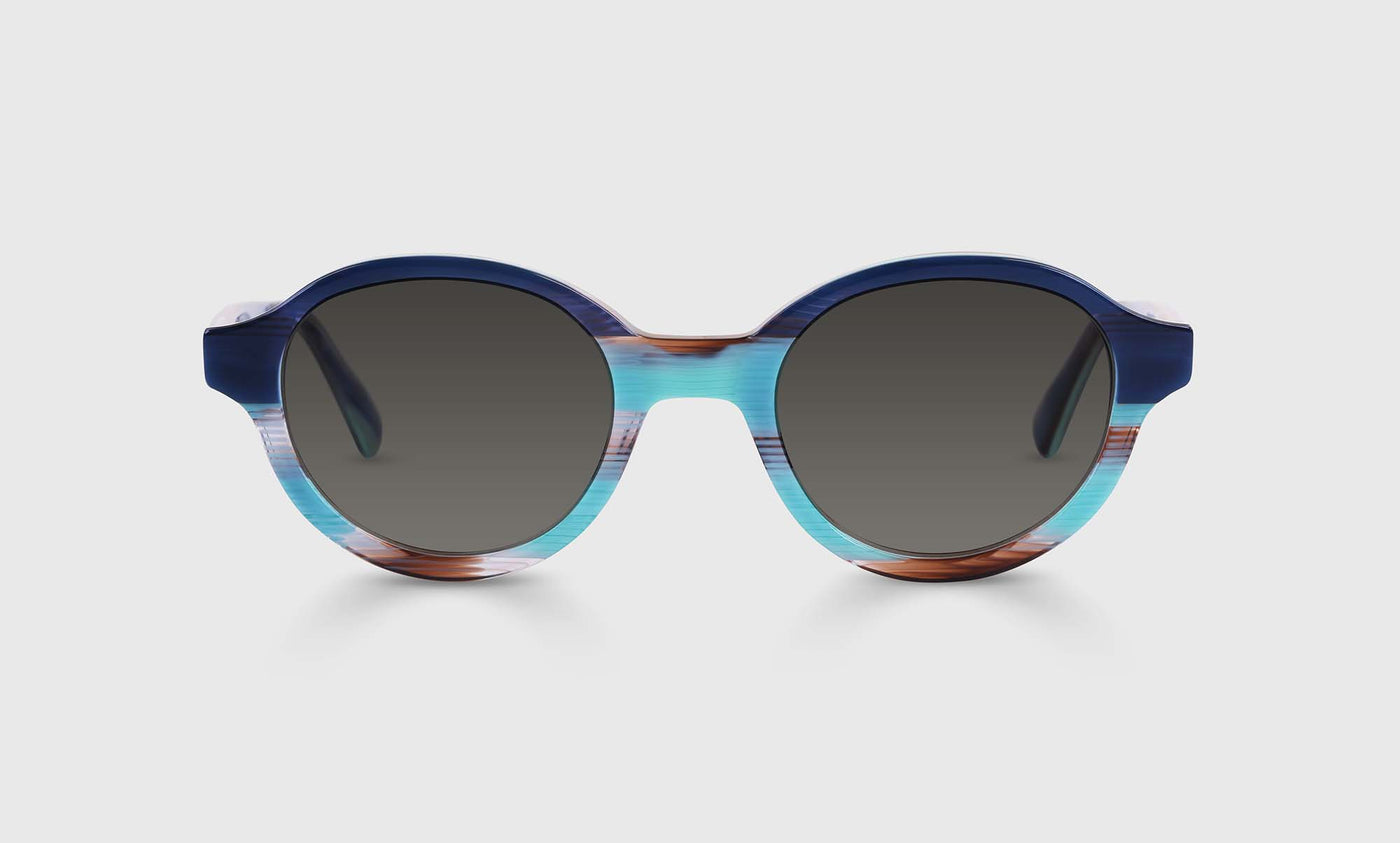 10-pg | eyebobs Well-Rounded, Average, Round, Reader Sunglasses, Polarized Grey