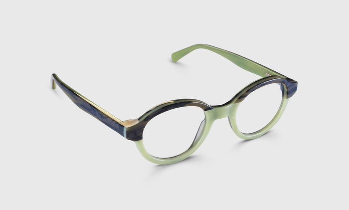  eyebobs Well-Rounded, Average, Round, Readers, Blue Light, Prescription Glasses, Angle