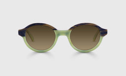17-pb | eyebobs Well-Rounded, Average, Round, Reader Sunglasses, Polarized Brown