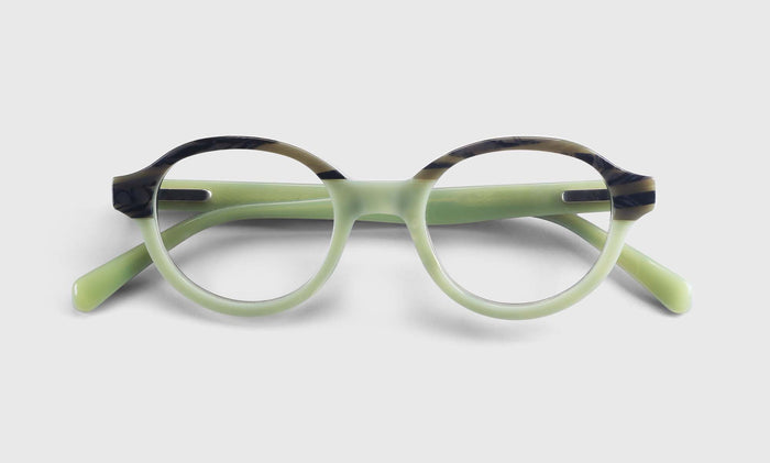  eyebobs Well-Rounded, Average, Round, Readers, Blue Light, Prescription Glasses, Laydown