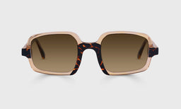 19-pb | eyebobs Look-See, Wide, Square, Reader Sunglasses, Polarized Brown