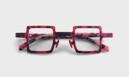 01 | eyebobs Madcap, Wide, Square, Readers, Blue Light, Prescription Glasses, Laydown