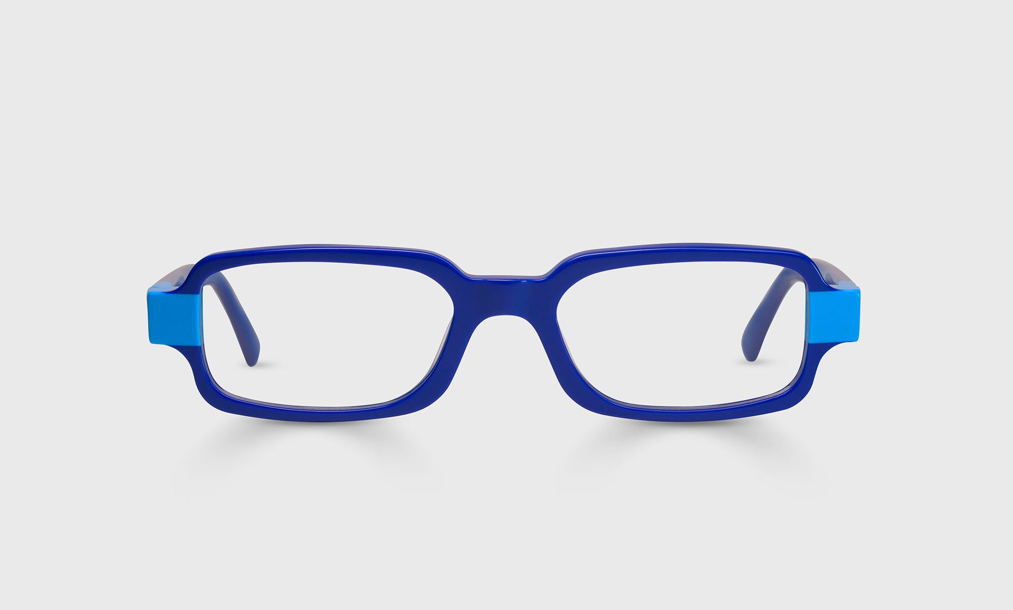 10 | eyebobs Straight-Edge, Average, Rectangle, Readers, Blue Light, Prescription Glasses, Front