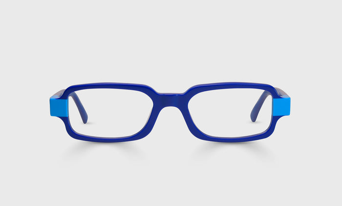  eyebobs Straight-Edge, Average, Rectangle, Readers, Blue Light, Prescription Glasses, Front