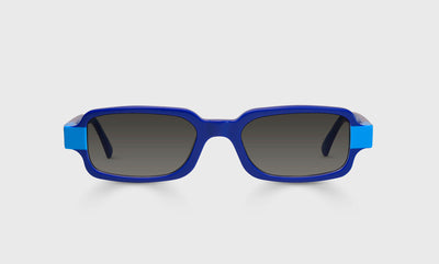 10 - Royal Blue with Cyan Front and Temples / Average / Full Lens Reader Sunglasses / 1.00 / .
