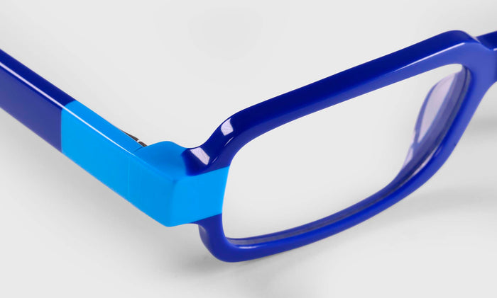  eyebobs Straight-Edge, Average, Rectangle, Readers, Blue Light, Prescription Glasses, Macro