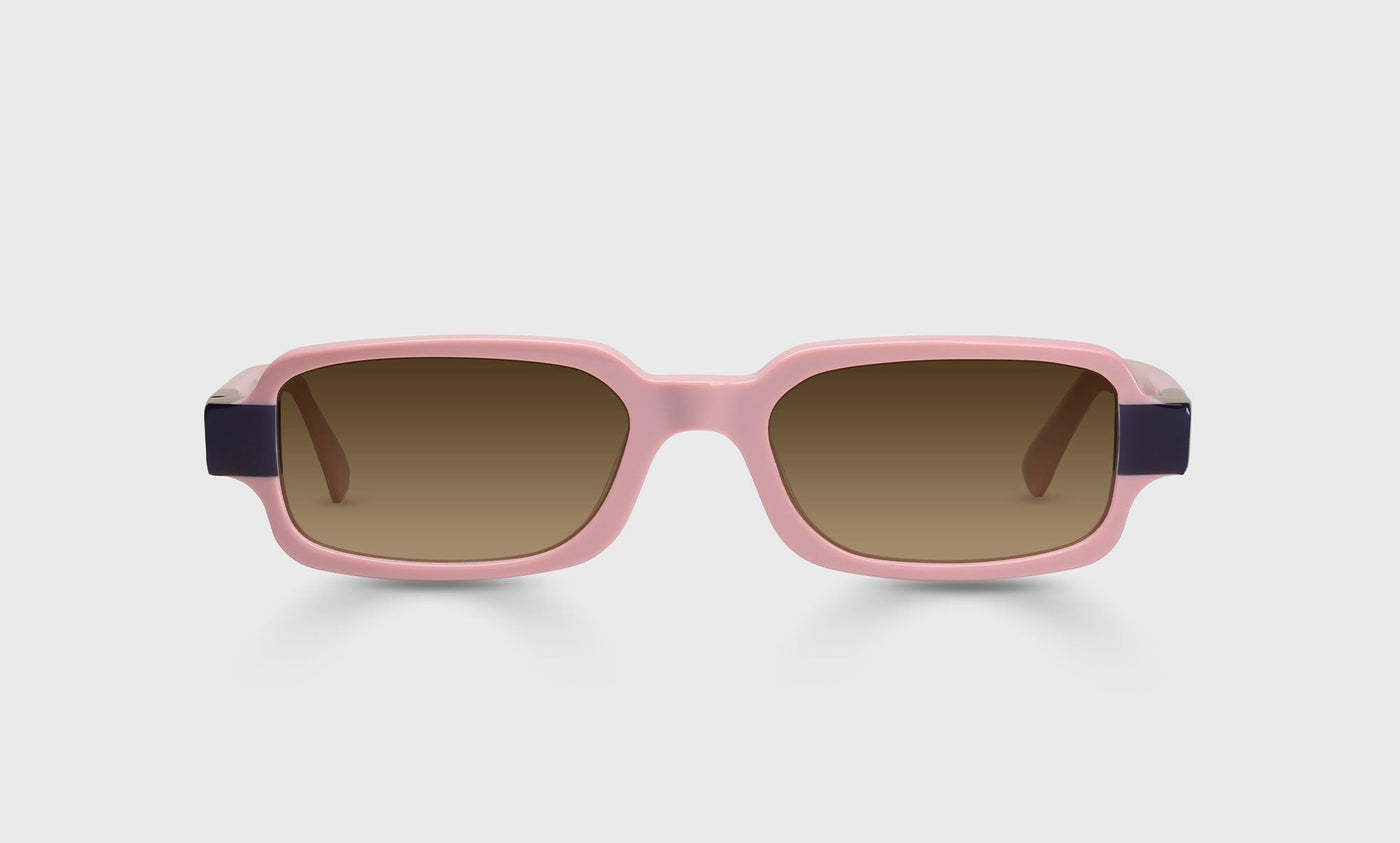 45-pb | eyebobs Straight-Edge, Average, Rectangle, Reader Sunglasses, Polarized Brown