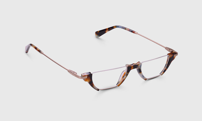  eyebobs Merger, Wide, Half-Rim, Readers, Blue Light, Prescription Glasses, Angle