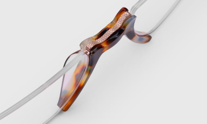  eyebobs Merger, Wide, Half-Rim, Readers, Blue Light, Prescription Glasses, Macro