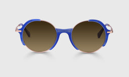 10-pb | eyebobs Mixed Up, Wide, Round, Reader Sunglasses, Polarized Brown