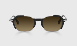 00-pb | eyebobs Amalgam, Wide, Square, Reader Sunglasses, Polarized Brown