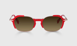 01-pb | eyebobs Amalgam, Wide, Square, Reader Sunglasses, Polarized Brown