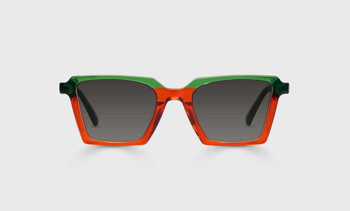 See Straight Color 76 - Lime and Tangerine Crystal