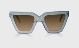 74-pb | eyebobs To The Point, Wide, Square, Reader Sunglasses, Polarized Brown