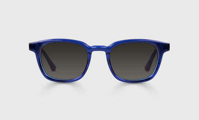 10 - Cobalt Blue Crystal Front and Temples / Average / Full Lens Reader Sunglasses / 1.00 / .