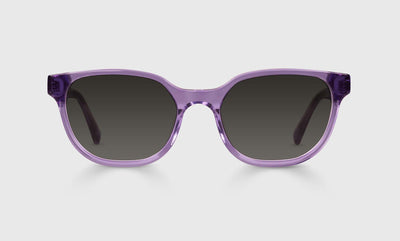 15 - Lavender Crystal Front and Temples / Wide / Full Lens Reader Sunglasses / 1.00 / .