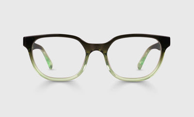 17 - Juniper to Mint Green Crystal Fade Front and Temples / Wide / Readers / 0.00