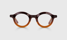 Ubermensch Color 05 - Brown to Amber Fade Crystal Front and Temples