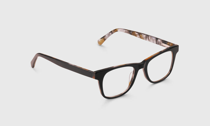  The Director angle eyeglass frames on neutral background