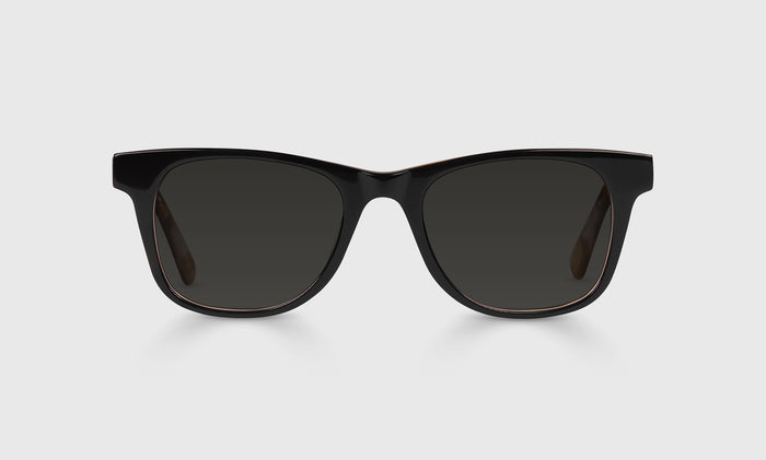  The Director grey polarized sunglass frames on neutral background
