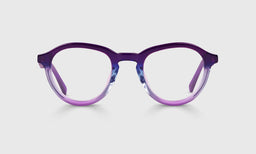 Public Eye Color 15 - Blue and Violet Prismatic Front and Temples