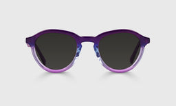 Public Eye Color 15 - Blue and Violet Prismatic Front and Temples