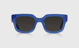 10-pg | Square Off grey polarized sunglass frames on neutral background