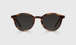 Golden Age Color 19 - Brown Multi-Stripe Front and Gold Temples