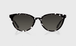 00-pg | Statuette grey polarized sunglass frames on neutral background