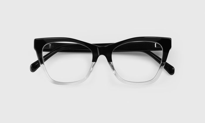  Kitten Around lay down eyeglass frame on neutral background