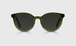 17-pg | Rush Hour polarized grey front eyeglass frames on neutral background