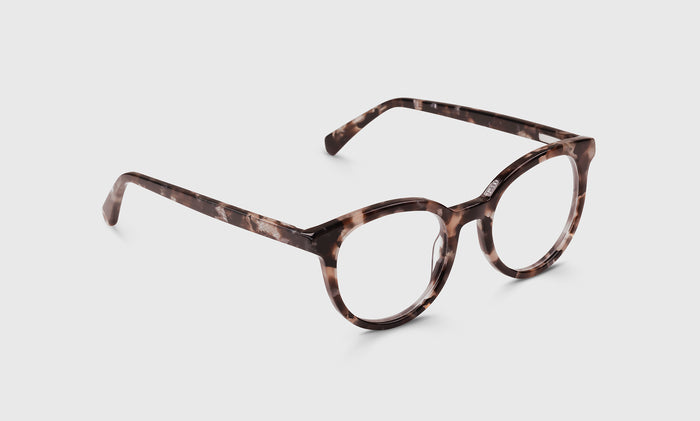  Rush Hour angled eyeglass frames on neutral background