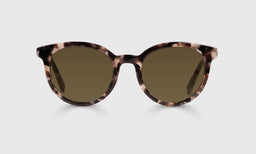 19-pb | Rush Hour polarized brown front eyeglass frames on neutral background