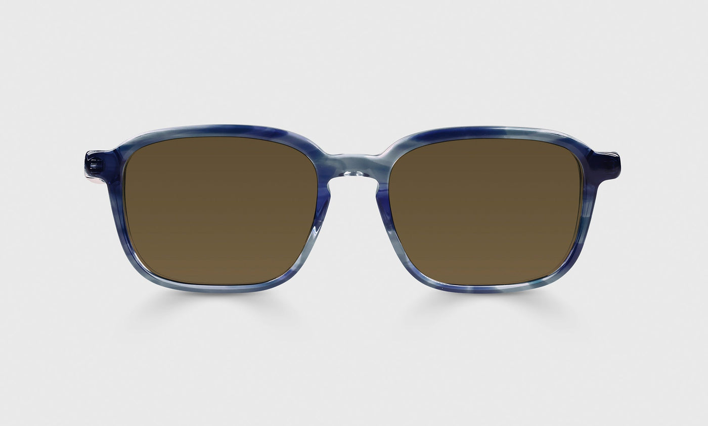 10-pb | Well Done polarized brown front eyeglass frames on neutral background