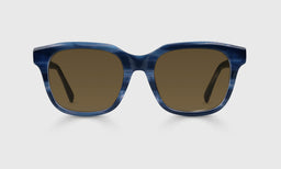 10-pb | Nomad polarized brown front eyeglass fames on neutral background