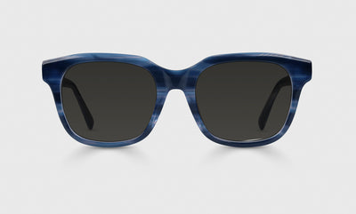 10 - Ocean Blue Front and Temples / Wide / Full Lens Reader Sunglasses / 1.00 / .