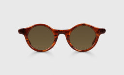88-pb | Eye Candy polarized brown front eyeglass frames on neutral background